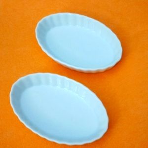 Bonjour set of 2  Mini Quiche ,Tart oven dish.